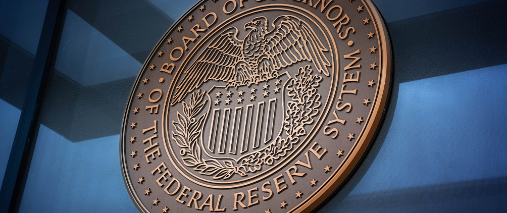 Federal Reserve Board of Governors seal representing monetary policy, inflation and the new Fed leadership era.